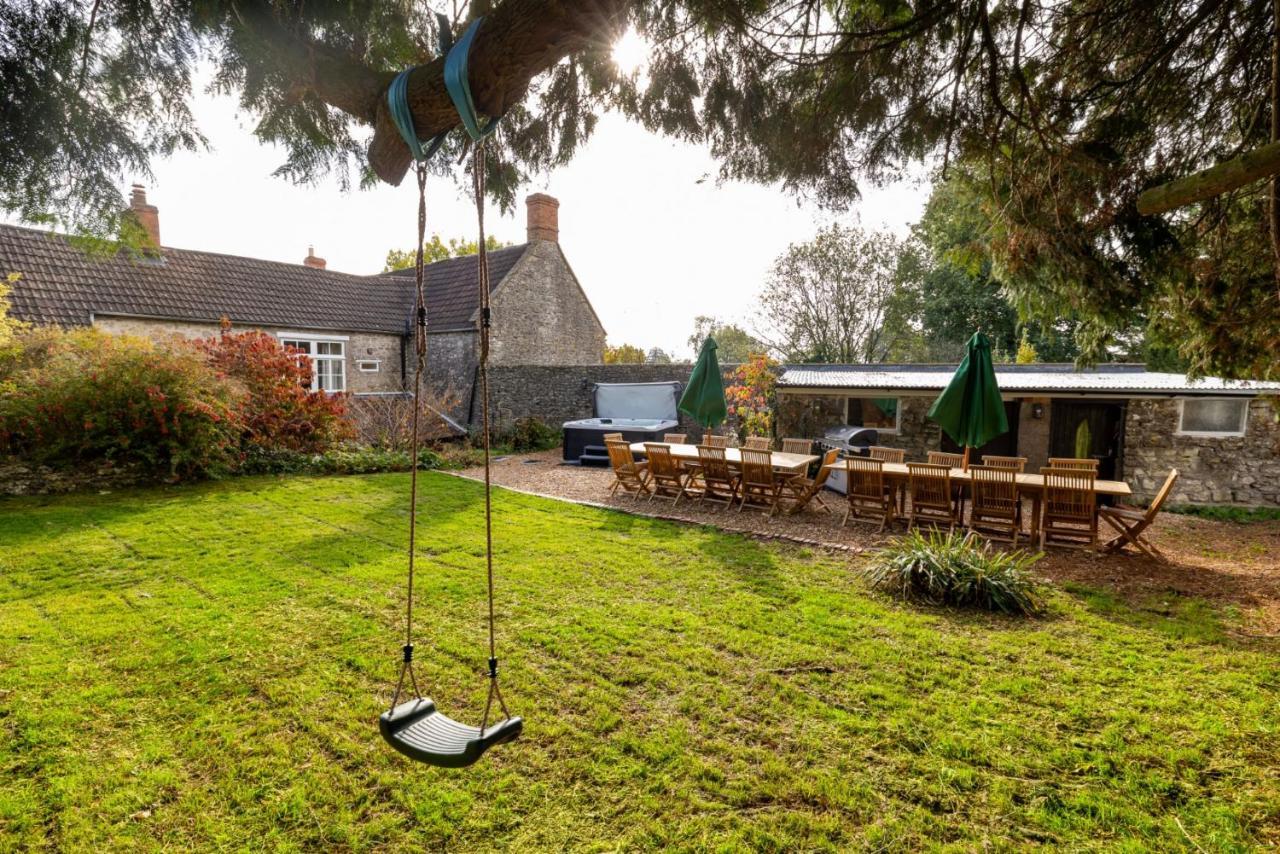 Topside House - Beautiful 7 Bedroom House With Hottub Wifi And Parking Near Bath Wells Frome 欧克希尔 外观 照片